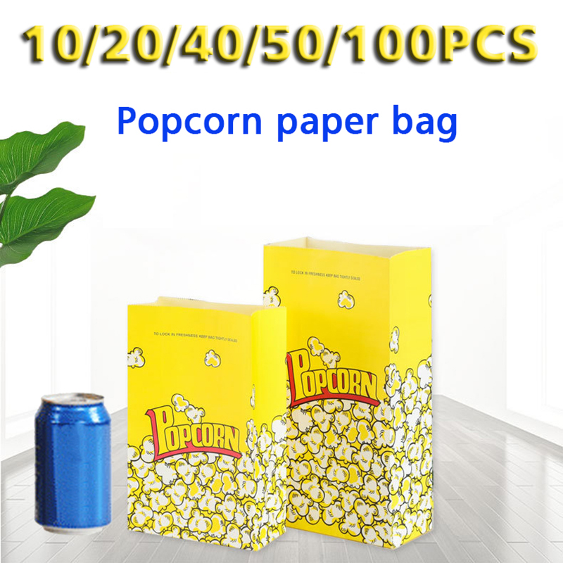 Food Snacks For Christmas - Sacs en papier jaunes pour aliments,