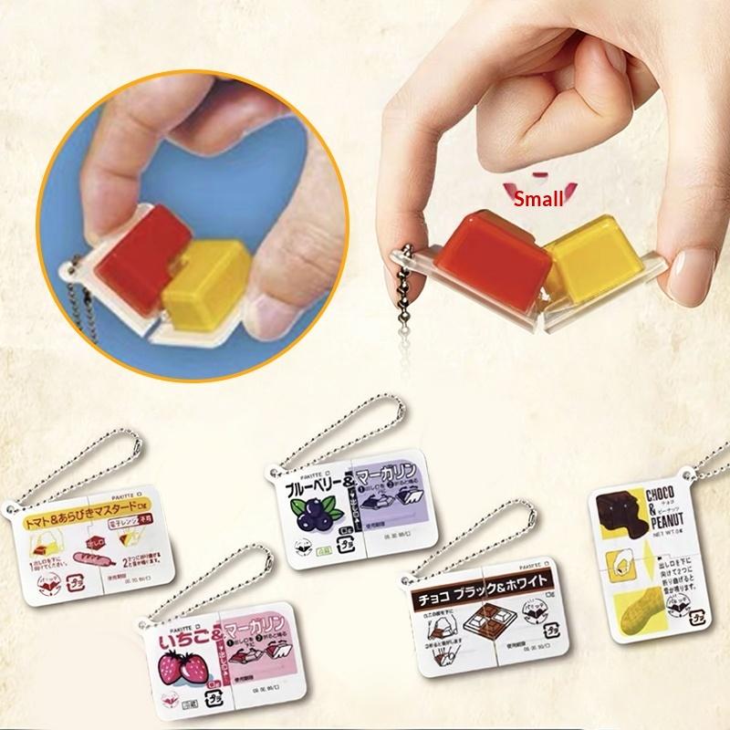 Food & Snacks Coloring - Mini jouets sensoriels en silicone souple