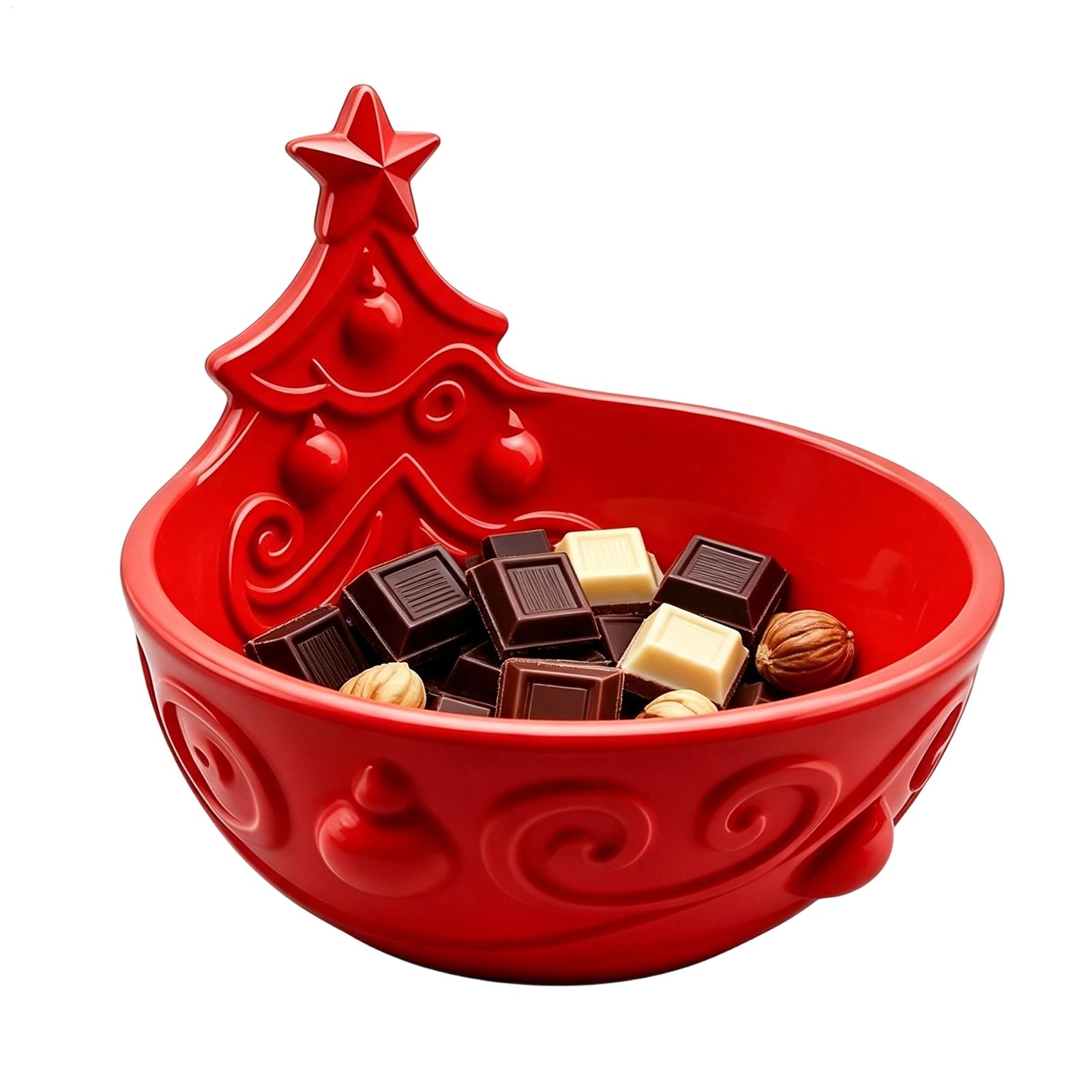 Food Snacks For Christmas - Bol de service de Noël en
