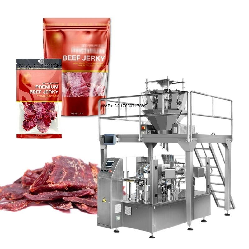 Jerky Beef Pack - Machine d'emballage automatique de Doypack de