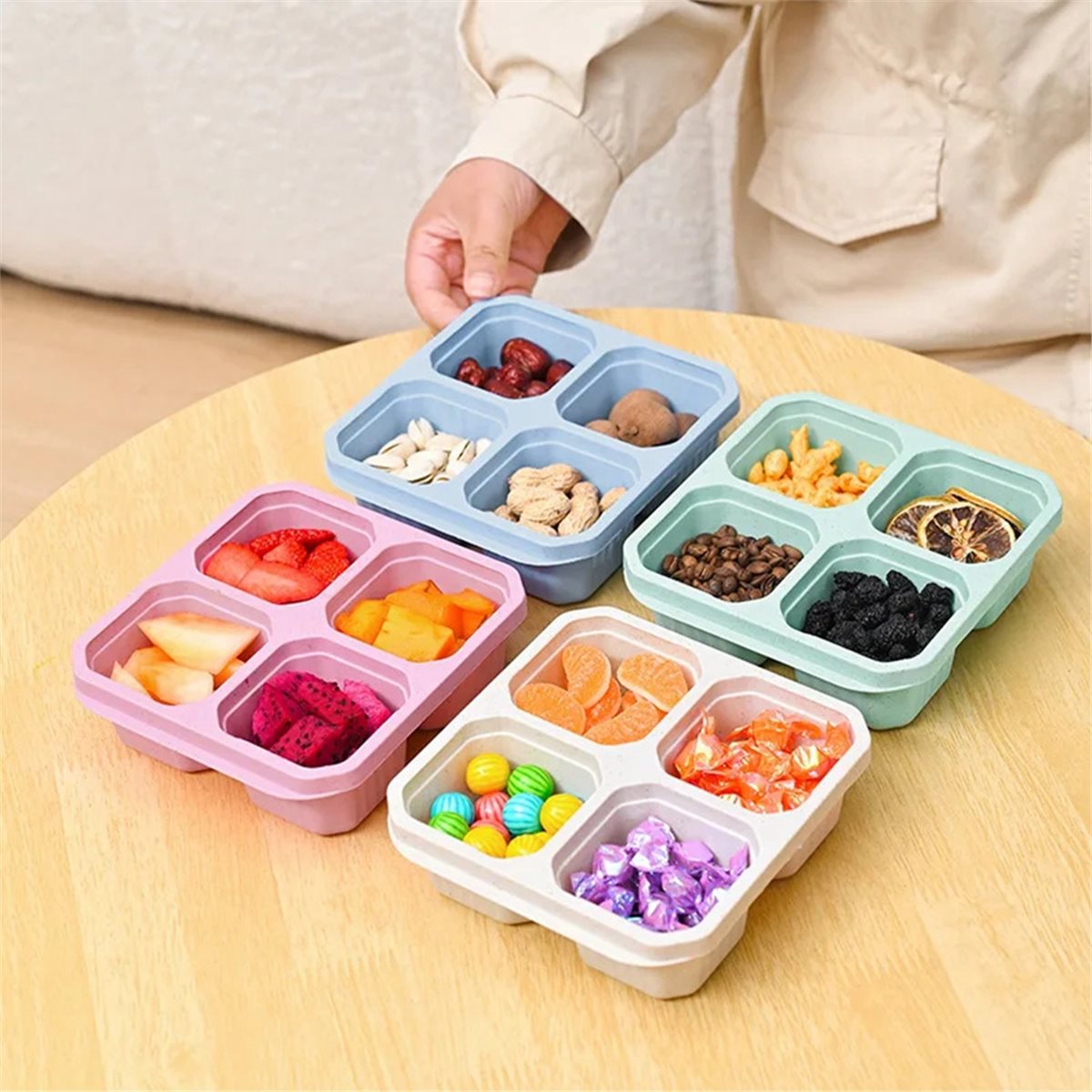 【TODAY-BUY】~@ Lot de 4 boîtes  - Food Snacks To Buy avis et prix