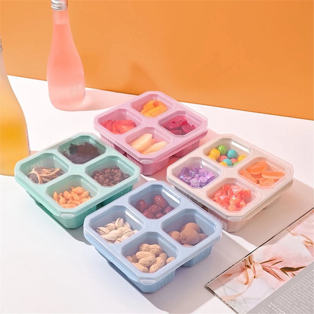 【TODAY-BUY】~@ Lot de 4 boîtes  - Food Snacks To Buy avis et prix