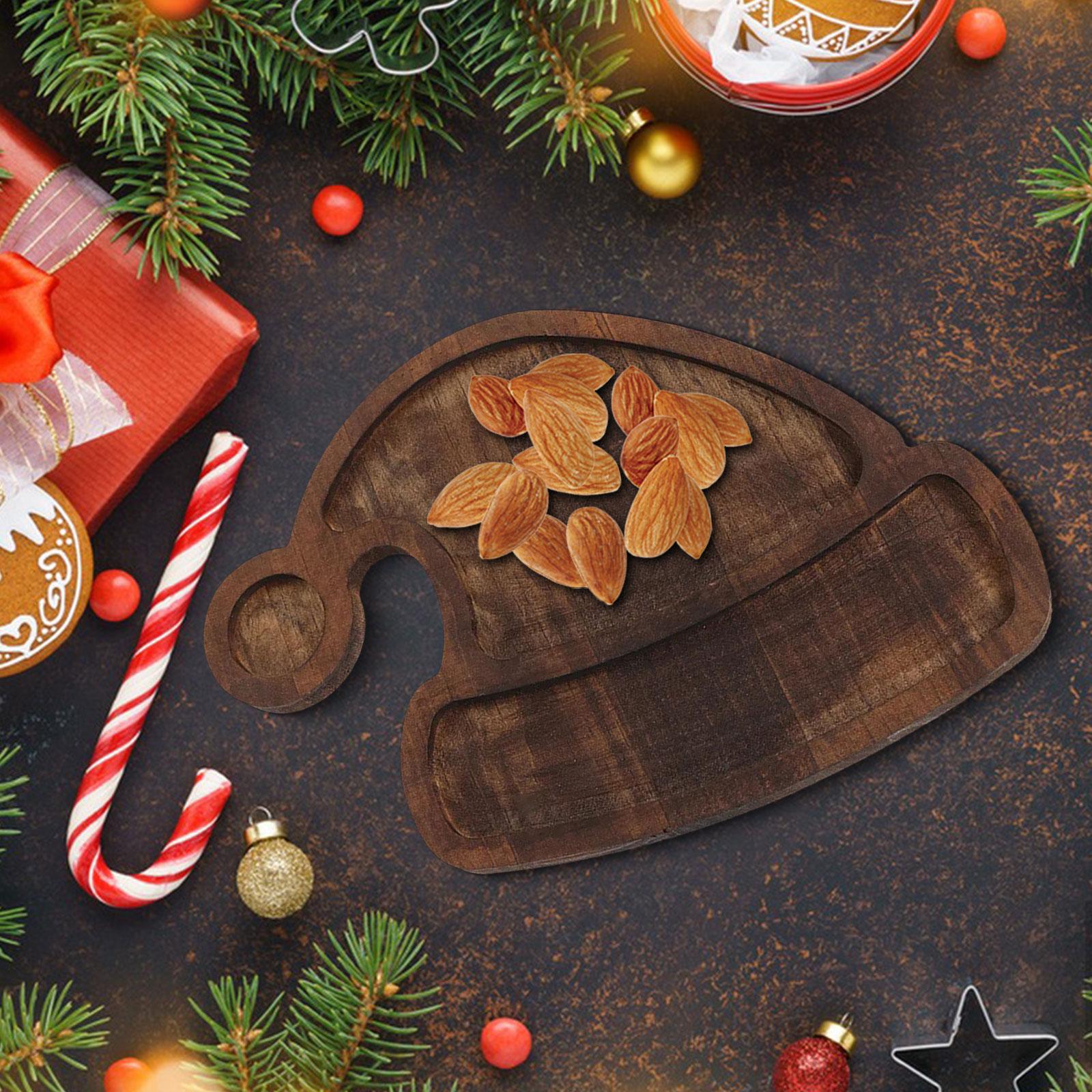 Plateau de service en bois, dé - Food Snacks For Christmas avis et prix