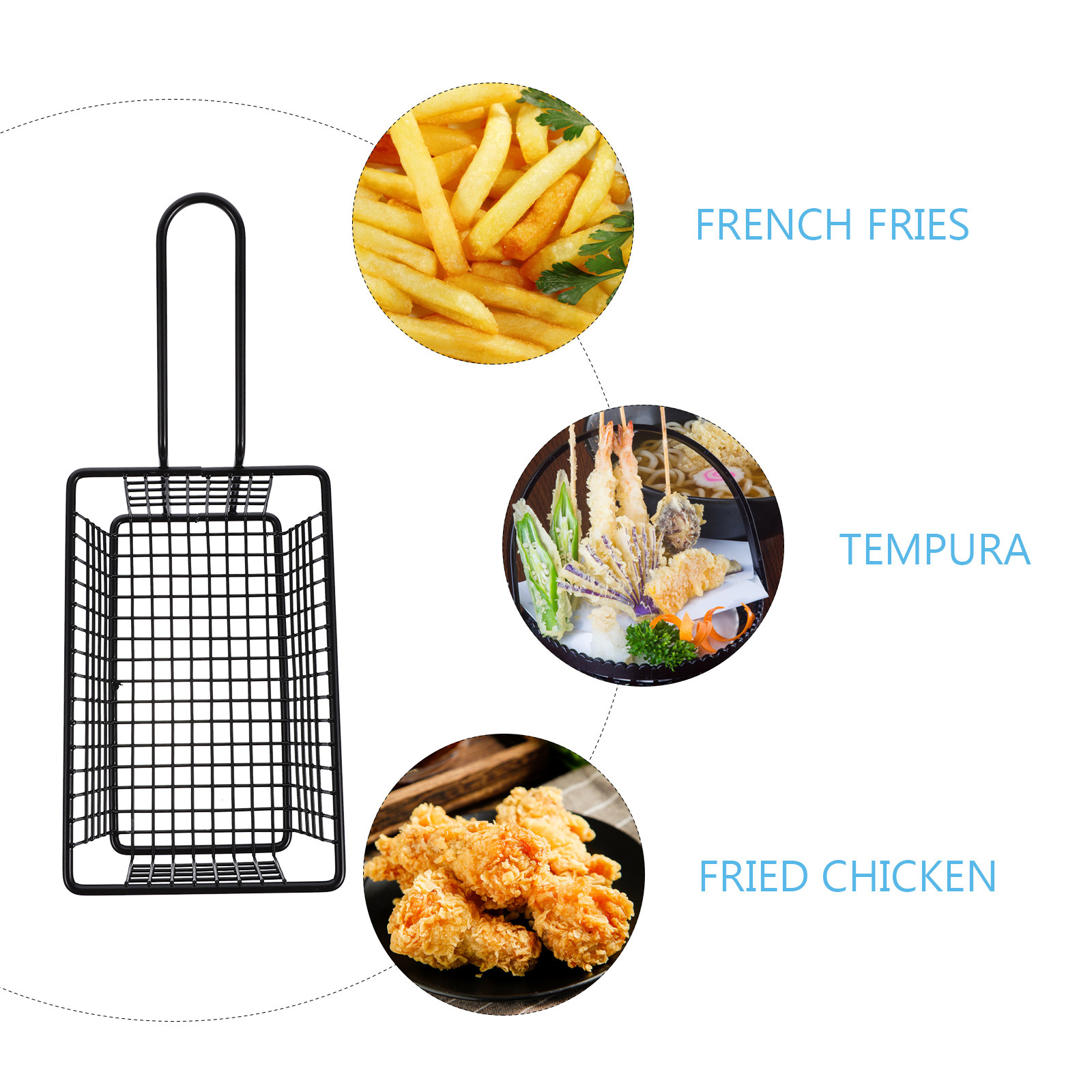 Panier à frites en fer de haut - Food Snacks High In Iron avis et prix