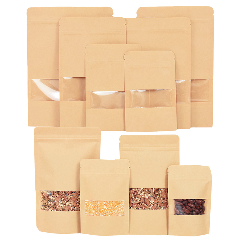 Sacs en papier Kraft à fermetu - Food Snacks For Christmas avis et prix