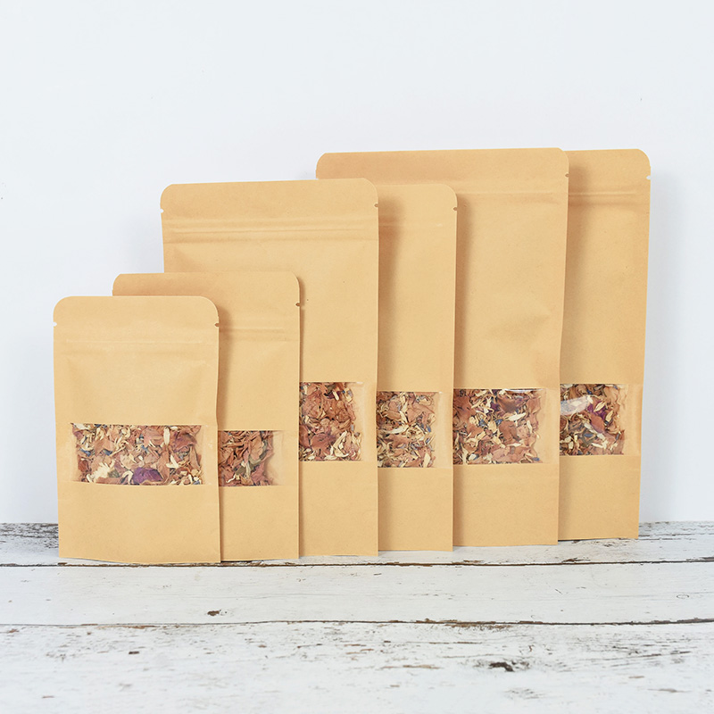 Sacs en papier Kraft à fermetu - Food Snacks For Christmas avis et prix