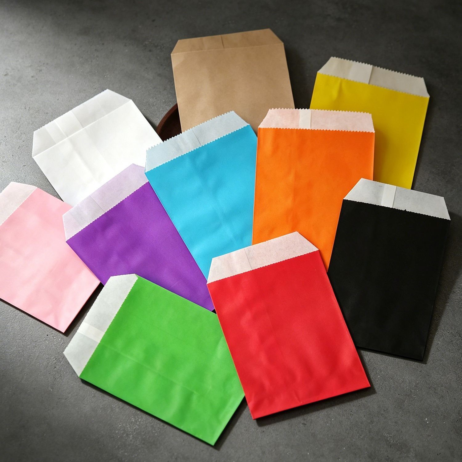 Sacs en papier Kraft colorés p - Food Snacks For Christmas avis et prix